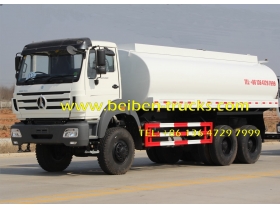 الصين بنز شمال NG80 336hp 6 × 4 شاحنة خزان المياه للبيع في كونستروكتون