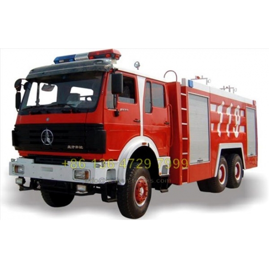 Beiben 12 CBM  fire fighting trucks manufacturer