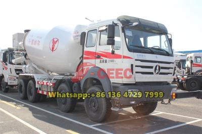 Beiben 8×4 concrete mixer for sale