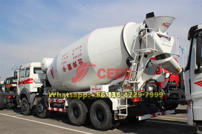 Beiben 8×4 concrete mixer for sale