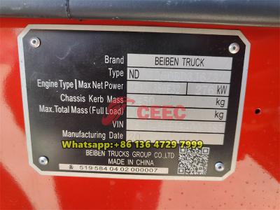 Beiben 2638 mining rigid dumper truck