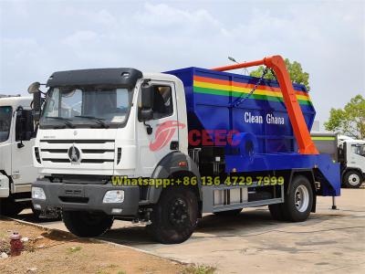 Beiben 10CBM swing arm garbage truck