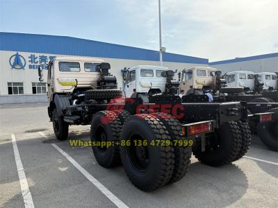 beiben 6x6 off road mining dump truck