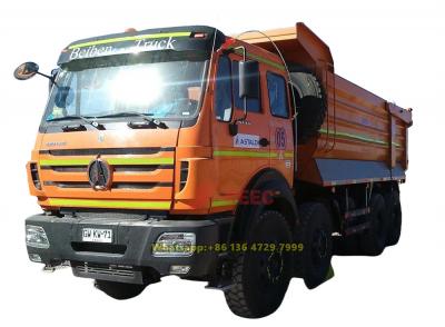 Beiben 8*4 3142 heavy duty dump trucks  manufacturer