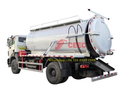 Beiben 6 wheeler vacuum tank truck