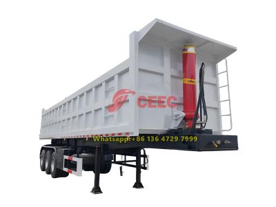 Côte d'Ivoire 3 axle heavy duty tipper trailer