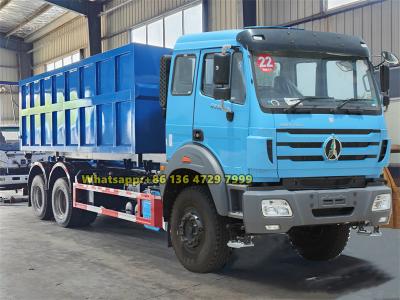 Beiben 10-wheeler hook loader garbage truck