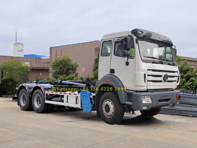 Beiben 10-wheeler hooklift garbage truck