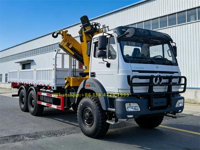 Beiben 6×6 off-road truck mounted crane