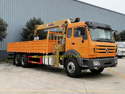 Beiben 10-wheeler 8 ton crane truck