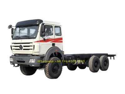 Beiben 6×6 chassis for crane truck