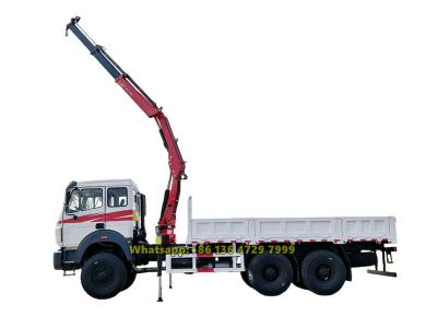 Beiben off-road knuckle boom crane truck