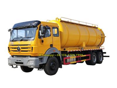 Beiben 10 wheeler vacuum suction truck
