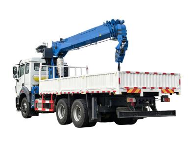 Beiben 10-wheeler 14 ton boom crane truck