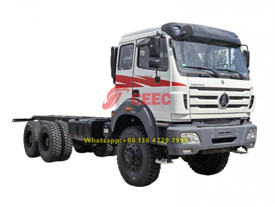 Beiben 420HP 6×6 heavy duty chassis