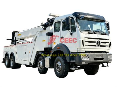 Beiben 8×4 heavy duty rotator tow truck