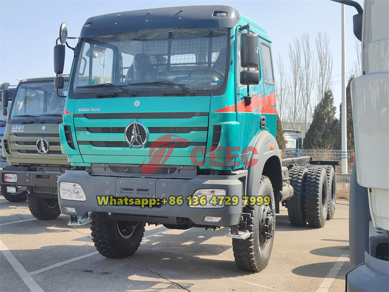 لماذا يفضل عملاء الكونغو هيكل شاحنة بيبين 2642 للطرق الوعرة بإطارات 12.00R24
