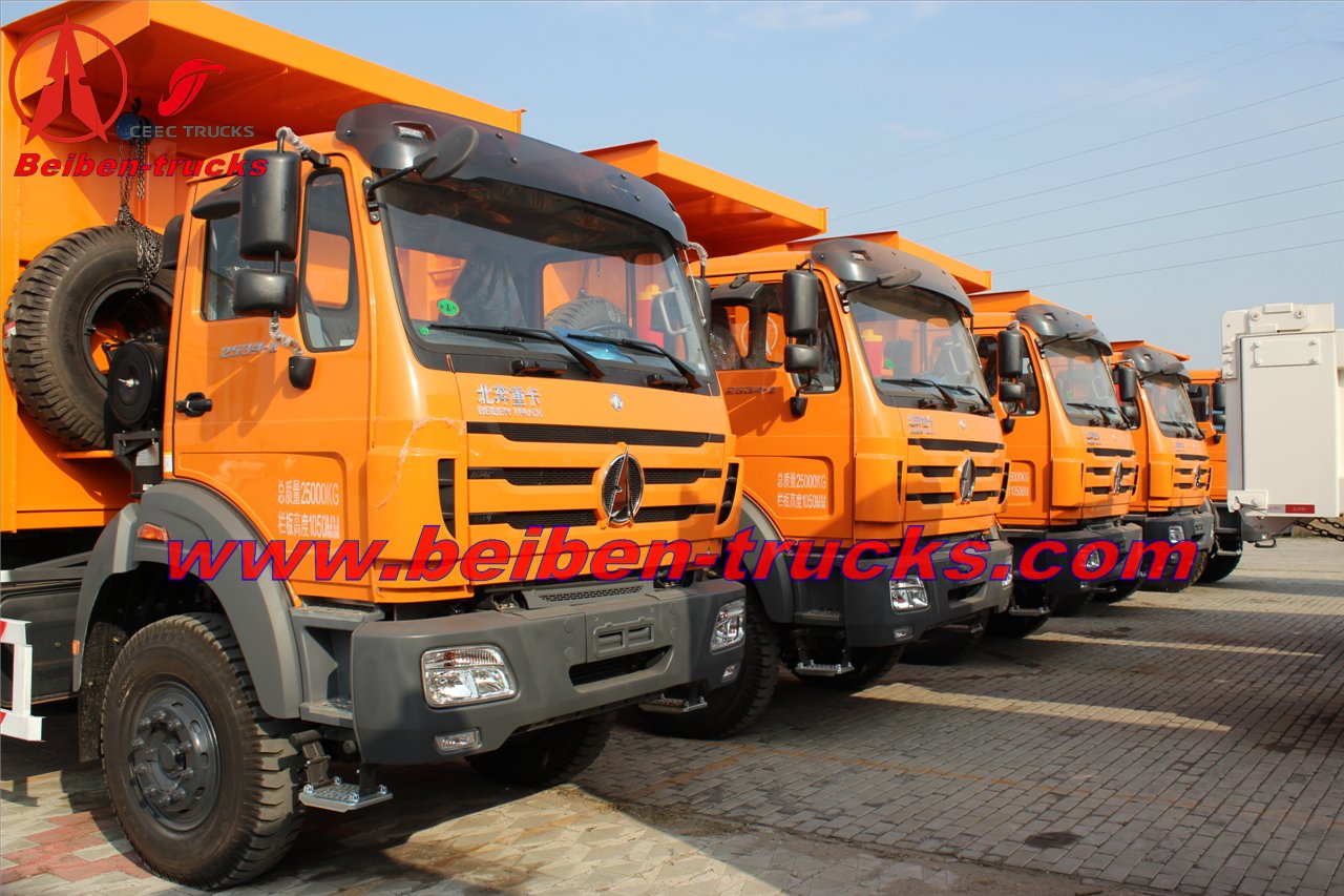 بيبين 30 شاحنة قلابة T للتصدير إلى أفريقيا 