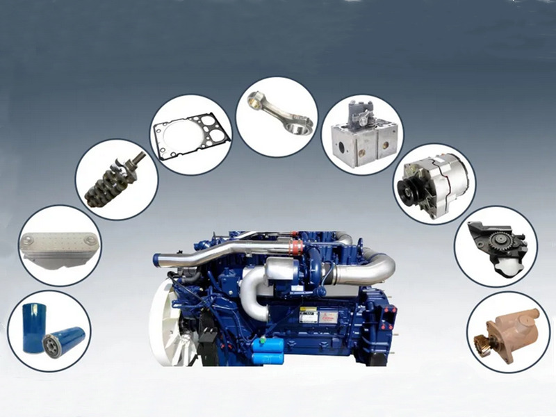 كتالوج قطع غيار محرك WP12 420E32 لشاحنة Beiben 2642