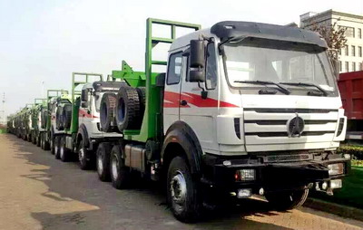 تصدير 10 وحدات بيبين 2538 شاحنات النقل الخشبية إلى برازافيل، الكونغو
