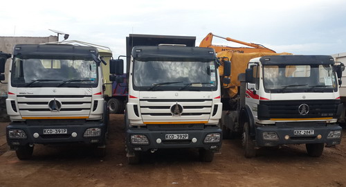 Beiben 2538 tractor trucks for kenya construction company 