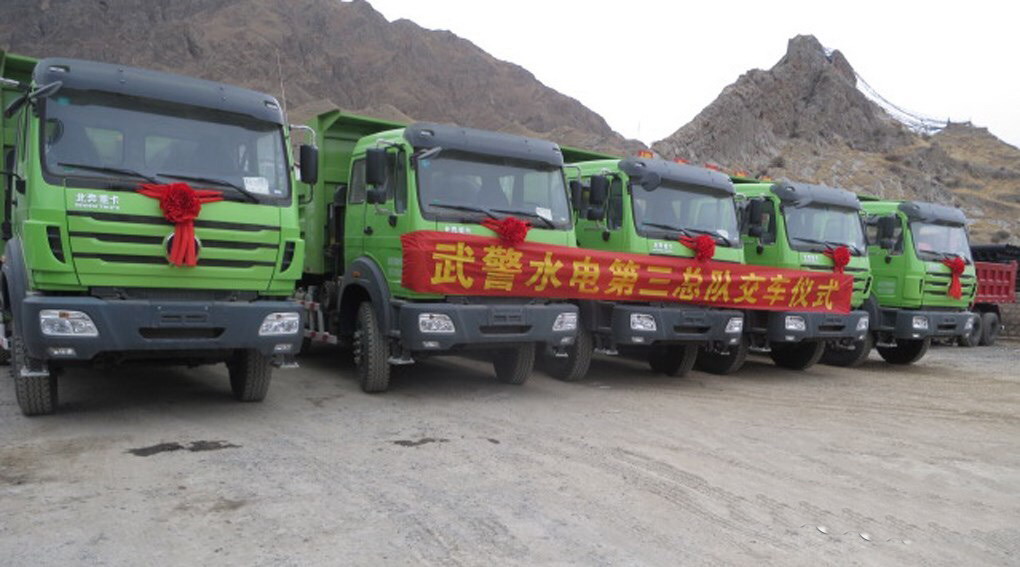 5 وحدات شاحنات تفريغ بيبين 2534 ك من أجل الإنقاذ في نيبال